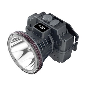 2026 Trending LED Headlamp 200-500M Long Range Rechargeable ABS Waterproof Outdoor Headlight for Camping