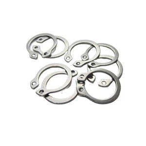 SS420 Stainless Steel 10mm DIN471 External Retaining Ring, Precision Shaft Snap Ring for Gearbox Transmission & Bearing Security