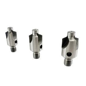 Aircraft Tool Countersink Drill Bits Pilot Cutter HSS 1Flute Custom Threaded Shank Adapter Drills for Nonferrous Metals & Steel