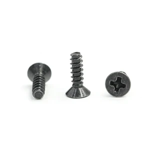 Carbon Steel Self-tapping Screws M1.2 M1.4 M1.5 M1.7 M2 M2.3 M2.6 M3 M4 Phillips Countersunk Head Self Tapping Screw for Plastic