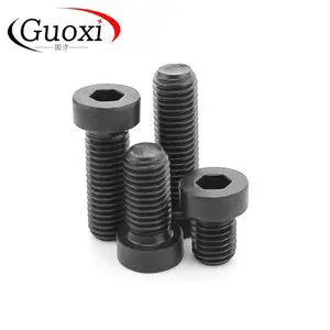 Carbon Steel Galvanized Grade 4.8 8.8 10.9 12.9 Standard Thread Low-head Hex Socket Head Screws Metric DIN