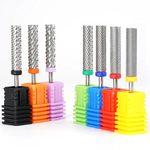 Super Long Large Tapered Barrel Bit High Quality Tungsten Steel Nail Drill Chamfer Available in Different Colors for Polishing