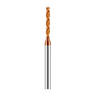 Solid Carbide Extended Fixed Shank Drill Bit Coated CNC High Hardness Drilling Tool for Stainless Steel Processing