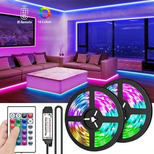 Custom 2835 5050 5M 10M 15M 20M 30M Wheel Decorative Light RGB RGBW 24V 12V 5V Waterproof Neon Outdoor Smart Led Strip Light