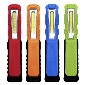 Multifunction COB LED Slim Work Light USB Rechargeable Magnetic Work Flashlight with Power Indicator