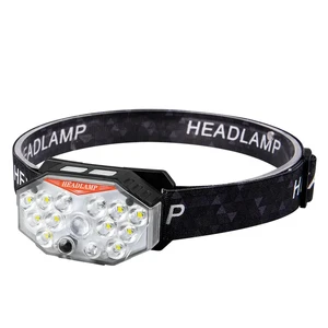 Toby's Portable Linternas Frontal Para Cabeza Head Lamp Motion Sensor Camping Rechargeable Headlamp Linternas Led De Cabeza