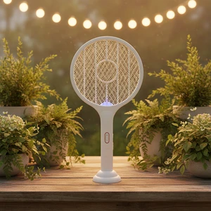 Portable USB Rechargeable Lithium Battery Electric Mosquito Bug Killer for Household Use