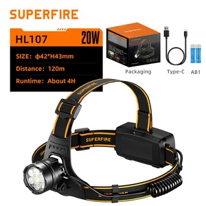 High Power Super Bright Waterproof Rechargeable LED Headlamp 1500 Lumens 120m Range Zoomable Motion Sensing Outdoor Lighting