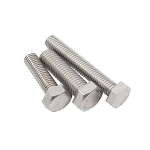 Promotional Price SS304 Stainless Steel Nut Bolt Hexagon Head Bolt Din933
