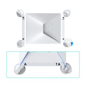 Industrial Strength Suction Cup Mount for Starlink Mini Satellite Dish Non-penetrating ABS Roof Mounting Bracket Kit