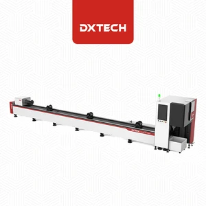 Economical 1000W 1500W 3000W 6m Stainless Steel Metal Fiber Laser Tube Square Tube Round Pipe Cutting Machine