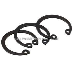 Full Size DIN 472 Stainless Steel Black Finish Internal Retaining Rings Split Circlip for Automotive Industry