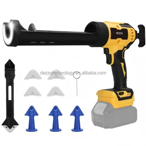 Electric Caulking Gun Lithium Battery 4 Speeds Wireless Glass Glue Gun Doors Windows Filling Sewing Gun for y 20V Battery