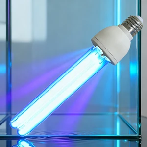 25W UVC LED E27 UV Lamp with Ozone Ultraviolet Bulb for Home Office Medical & Hotel Disinfect AC Power Supply