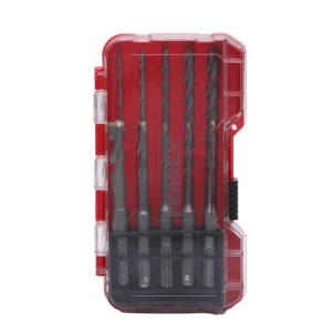 RISING 10PCS SDS-plus Drill Bit Set, Rotary Hammer Masonry Drill Bits for Concrete Brick Wall Construction Drilling