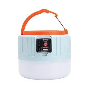 Outdoor Lightweight Power Bank Rechargeable Emergency Light Solar Camping Lantern Remote Control Mini Solar Led Camping Lights