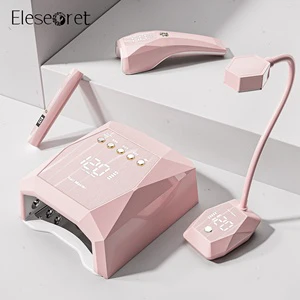 New Arrival Diamond Series 45 Bulbs Automatic Sensor Nail Dryer 120w Rechargeable Professional Curing UV LED Nail Lamp