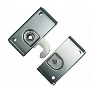Zinc Alloy 90 Degree Toggle Latch Draw Latch and Staple Hasp Safety Panel Lock for Warehouse Door
