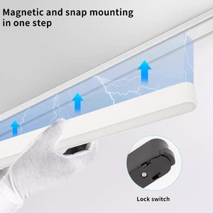 Ultra Slim Magnetic Track Light Full Spectrum 48V LED Track Lighting Surface Recessed Mounted Office Retail Store Dimmable
