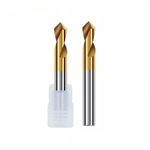 HSS TIN-Coated Center Drill Bit 60 90 120 Degree Chamfering CNC Location Guide for Drilling Hole High Quality Carbide Bit Tool
