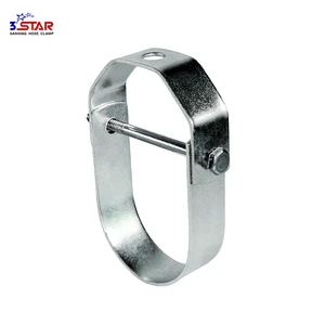 Easyfix Pipe Clamp Pipe Hanger Strap with Clevis Pin for Overhead Pipe