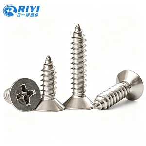 Stainless Steel Self-tapping Screws Self-tapping Wood Particleboard Screws Crosshead groove Screws