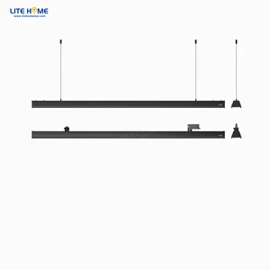 50W LED Track Light Seamless-connection 180 Lumen Per Watt Emergency Option Easy Installation Suitable for Retail Space Design