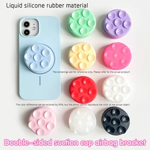 Wholesale Double-Sided Suction Cup Phone Holder Foldable Multifunctional Phone Grip Socket Stand Finger Ring Phone Griptok