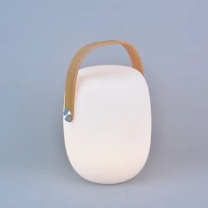Garden or Bedroom Light With Smart Music Player Portable Lantern Plastic Led Light Speaker Mood Table Lamp Modern