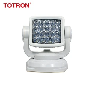48W Wireless LED Remote Control Searchlight Marine Search Light With Flash Function