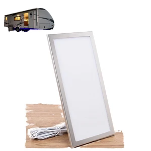 Modern Camper Cabinet Lights 12V LED 3500K Warm White Touch Control Ambient Light Wall-Mounted Light Gray High CRI 90 for