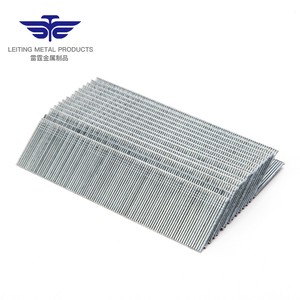 Staples Iron Pin Electro Galvanized Smooth Shank Industrial Grade U Type Sofa Nails for Furniture Durable