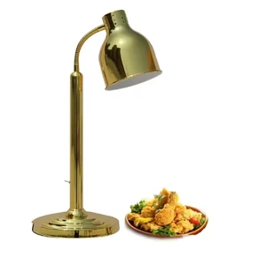 Restaurant Equipment Food Heat Preserving Lamp Hotel Catering Buffet Food Warm Lamp 275W Gold Display Electric Light