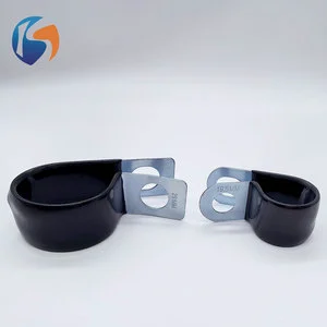 Pipe Clamp with Rubber Gasket, Wear Resistant Hose Fixing Clamp