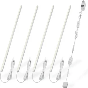 Cefrank V-Shape Aluminum Cabinet Lighting Kit 4pcs Sleeker 12