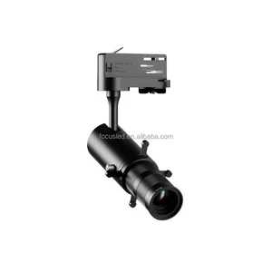Adjustable 10W 30W Tuya Projector Spot Track Light Zoomable CCT Dimming Cob Aluminum Museum Quality Color Change Shapeable Light