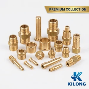 Custom Hexagonal Brass Nuts Threaded Inserts Machining Services 0.001-0.005mm Precision Tolerance for Secure Fastening