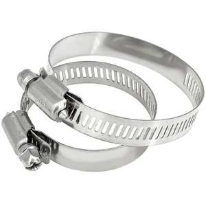 6-12 40-63 304 Stainless Steel Hose Clamp Pipe Clamp Band Clamp for Water Pipe Gas Pipe Heavy-Duty Use Pipe Clamp