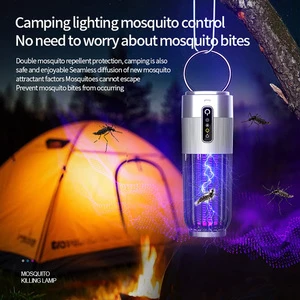 Insect Killer Lamp UV Indoor/Outdoor Mosquito Zapper Wireless Electric Bug Fly Trap For Camping Bedroom Kitchen
