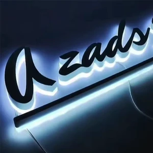 ODM Manufacturer Custom PVC Decorative Indoor/Outdoor Waterproof Brightness Frontlit Letters 3D Logo LED Sign Office Retail Shop