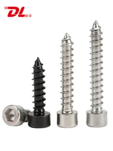 OEM M2mm*4mm 5mm 6mm 8mm 10mm 12mm Screws Black Silver Metal Self-tapping Screw