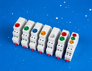 24V, 230V, 380V Round LED Signal Indicator Light