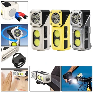 180 Head Rotation Waterproof IP44 Portable COB Led Cap Clip Multifunction Magnetic Rechargeable Type-c Adjustable Headlamp