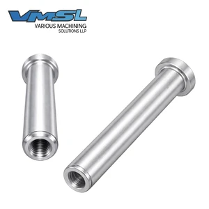 High Precision CNC Machined Aluminum Threaded Sleeve Spacer Internal Thread Bushing OEM ODM