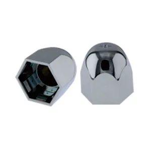 Chrome Plastic Push-on Truck Lug Nut Cover