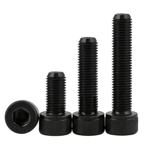 M2 M2.5 M3 M4 M5 M6 M8 Grade 12.9 DIN912 High Strength Black Oxide Steel Allen Bolts Hex Socket Cap Head Screws