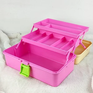 Nail Art Storage Box Prevent Theft with a Lock Hole in the Middle Which Can Be Configured with a Code Lock to Improve Security