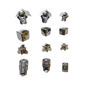 High-End Retro Barbecue Lock Iron for Factory Direct Sale Red Wine Box Steel Zinc Material Toggle Latch Zinc Plated
