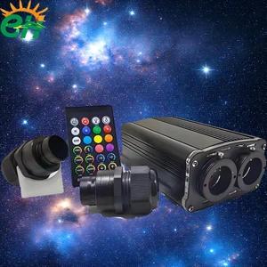 LED Fiber Optic Meteor Light Kit Remote Application Automotive Ceiling Light IP33 Rated High CRI 90 Star Atmosphere Light