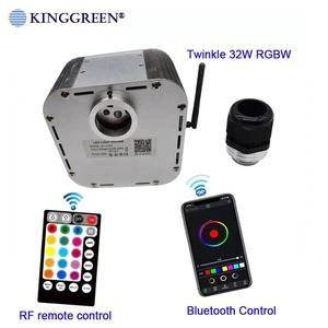 32W APP Control LED Twinkle Fiber Optic Light High Brightness LED Engine Light for Car Home Star Sky Ceiling Lighting
